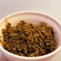 ひなぁっちママ's cooksnap of when they made 癖になるプチプチ食感♪えごまの実の佃煮　.