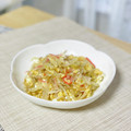 キンプリ's cooksnap of when they made もやしとカニカマの卵とじほんのり山葵風味.
