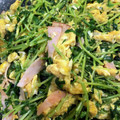 まきぐりん's cooksnap of when they made 豆苗とたまごの中華炒め.