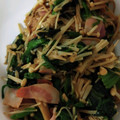 ユッキー1119's cooksnap of when they made ほうれん草とえのきとベーコンのバター炒め.