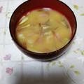 くネコまろす's cooksnap of when they made 夏の定番　茗荷といもと油揚げの味噌汁.