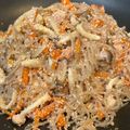 やよい・M's cooksnap of when they made 人参、白滝、えのき茸のたらこ炒め.