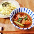 やなぎだまこ's cooksnap of when they made 簡単♪具だくさんトマトつけ麺.
