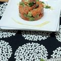 tsumusio's cooksnap of when they made サーモンとアボカドのタルタル風.