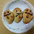 いっちー♧'s cooksnap of when they made ハロウィン☆おばけツインズ パン.