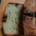 ＠でん's cooksnap of when they made クリームチーズとバナナのケーキ.