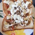 くむちん's cooksnap of when they made きんぴらごぼうトースト.