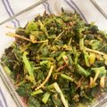 アーーー's cooksnap of when they made ★大根の葉のごま油炒め★.