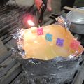 トムラウシ's cooksnap of when they made 桃のムースタルト・ムースとトッピング.