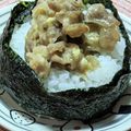 ゆけり３兄弟's cooksnap of when they made 牛肉マヨおにぎりの具.