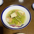 kazaripapa's cooksnap of when they made 厚揚げ豆腐といんげん豆の染み染み煮♡.