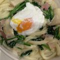 ☆こばと☆'s cooksnap of when they made 深煎りごまカルボナーラうどん.