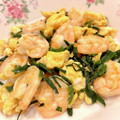 悠LOVE航's cooksnap of when they made 簡単美味♡エビとニラ玉のあんかけ炒め.