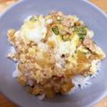 mmeeeen's cooksnap of when they made 簡単！鶏ひき肉で親子丼.