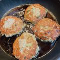 明日は晴れるかな's cooksnap of when they made 簡単@豚挽き肉と大葉のつくねバーグ.