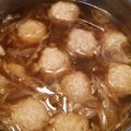 クックるん☆戦隊's cooksnap of when they made ホッとするね♪キャベツと鶏ミンチのスープ.