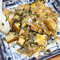 こむきむこ's cooksnap of when they made 厚揚げともやしの卵とじ.