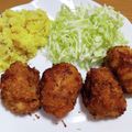 えりこ82☆'s cooksnap of when they made 油はフライパン1cm！豚こま☆とんかつ.