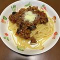 tomtosh's cooksnap of when they made 腹ペコ男子パクパク！ボロネーゼパスタ.