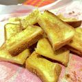 クック62W0FR☆'s cooksnap of when they made 簡単♪材料３つ、食パンでさくさくラスク！.