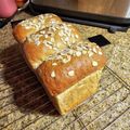 maz room's cooksnap of when they made HB♪ヘルシー♡オートミール食パン.