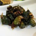 vivianj's cooksnap of when they made 大和野菜! 紫とうがらしの佃煮.