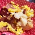 ねば〜る's cooksnap of when they made 簡単！卵とえびとベーコン炒め。お弁当にも.