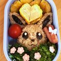 tarepanda's cooksnap of when they made 材料４つ！ポケモンのイーブイ簡単キャラ弁.