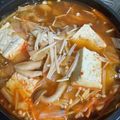 pom03's cooksnap of when they made キャベツと しめじエノキの ピリ辛スープ.