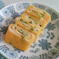 nana_tenjo's cooksnap of when they made ヘルシー★ネギ入りだし巻き玉子.