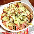 かわゆう1211's cooksnap of when they made トマトとズッキーニのチーズ焼き.