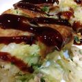 alluret's cooksnap of when they made リメイク☆そうめんでお好み焼き.