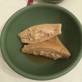 sakutakuhitoshu's cooksnap of when they made 高野豆腐のはさみ煮.