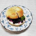 ＠迷子＠'s cooksnap of when they made 〖定番☆ブルーベリークリチベーグル〗.
