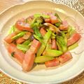 Tomado's cooksnap of when they made アスパラベーコン椎茸バター醤油炒め.