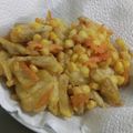 まゆみきママ's cooksnap of when they made *渋い柿が変身☆渋柿のかき揚げ*.