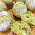 ファミ吉's cooksnap of when they made 緑が鮮やか＊ほうれん草チーズパン.