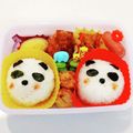 サンフラワー30's cooksnap of when they made 年少　子パンダお弁当.
