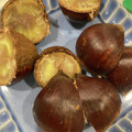 105♡'s cooksnap of when they made 炊飯器で簡単！甘いホクホク焼き栗！.