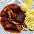 マサマサまぁ's cooksnap of when they made フライパンで簡単！牛モモ肉赤ﾜｲﾝ煮込み.