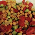 sara99's cooksnap of when they made ひよこ豆ときゅうりのマリネサラダ.