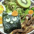 ゆけり３兄弟's cooksnap of when they made 簡単キャラおにぎり★クロネコ★ハロウィン.