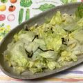 おはなすき's cooksnap of when they made 超簡単！ごま油が効いたレタス塩昆布サラダ.