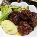 もちっこ橙色's cooksnap of when they made ちいサイズ❀お弁当用ハンバーグ.