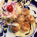 tac1's cooksnap of when they made 簡単♡豚こま唐揚げ♡ガリマヨソース.
