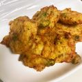＊桃地＊'s cooksnap of when they made 混ぜるだけ枝豆とベーコンと豆腐の揚げ物☆.