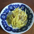 ペキのリリー's cooksnap of when they made レンジでごぼうのカレーマヨサラダ.