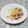 ＠迷子＠'s cooksnap of when they made 簡単！イシイのミートボールストロガノフ.