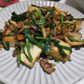 fu♪♪'s cooksnap of when they made にらと厚揚げのピリ辛生姜醤油炒め.