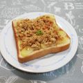 ＠迷子＠'s cooksnap of when they made りんごとフルグラの黒蜜きなこトースト♪.